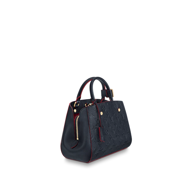  Túi Nữ Louis Vuitton Montaigne BB Monogram 'Navy Blue Red' 