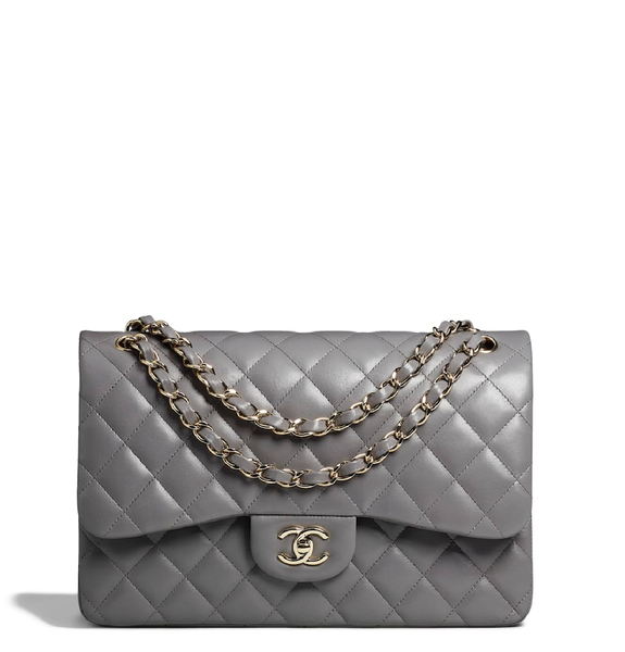  Túi Nữ Chanel Large Classic Handbag 'Dark Grey' 
