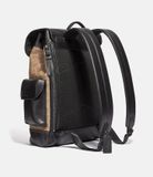 Balo Nữ Coach Rivington Backpack In Signature 'Brown Canvas' 