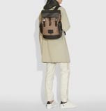  Balo Nữ Coach Rivington Backpack In Signature 'Brown Canvas' 