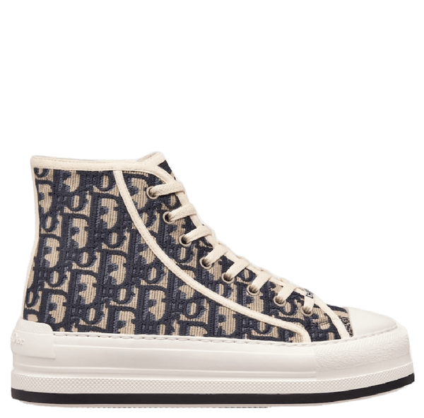  Giày Nữ Dior Walk'N'dior High-top Platform Sneaker 'Deep Blue' 