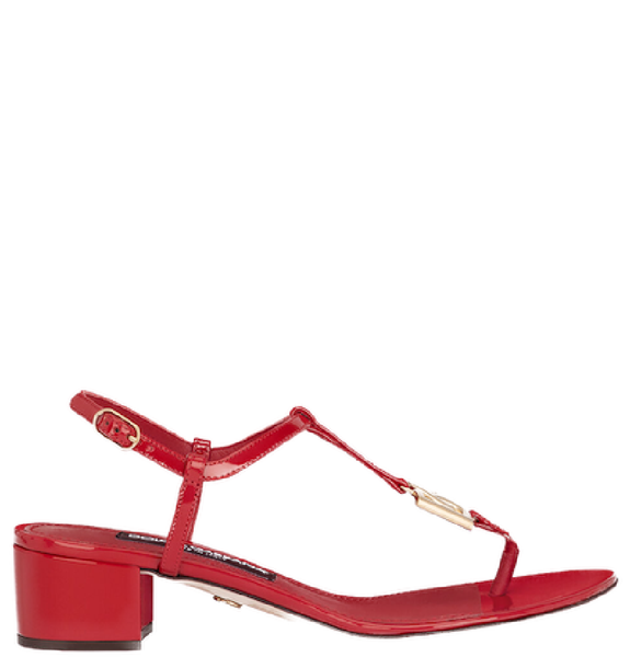  Giày Nữ Dolce & Gabbana Patent Leather 'Red' 