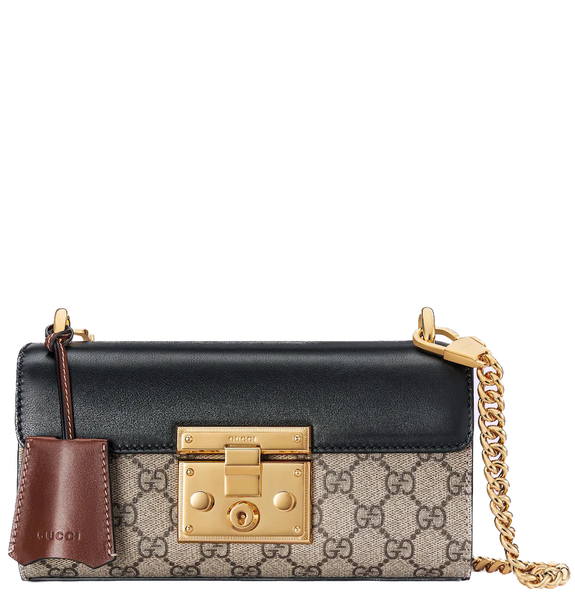  Túi Nữ Gucci Padlock Mini Shoulder Bag 'Beige Ebony' 