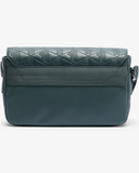  Túi Lacoste Unisex Monogram Leather Flap Close 'Navy' 