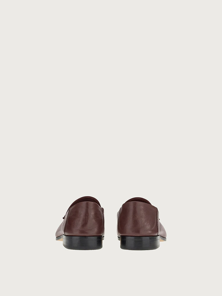  Giày Nam Salvatore Ferragamo Loafer With Gancini Ornament 'Nebbiolo' 