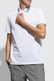  Áo Nam Versace Barocco Embroidered Polo Shirt 'White' 