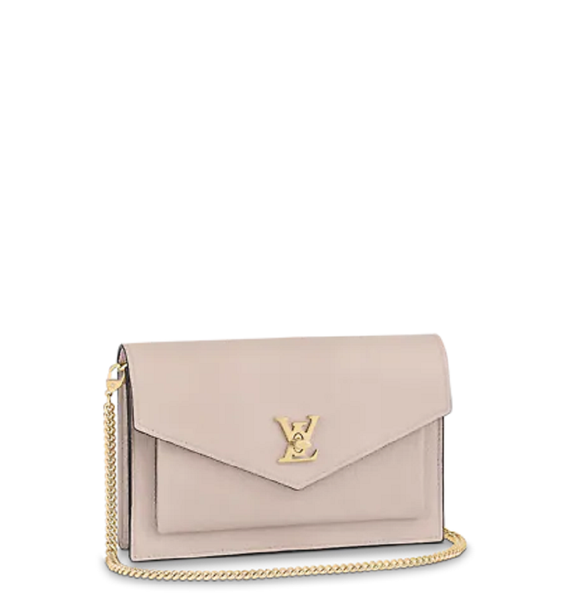  Túi Nữ Louis Vuitton Mylockme Chain Pochette 'Greige' 