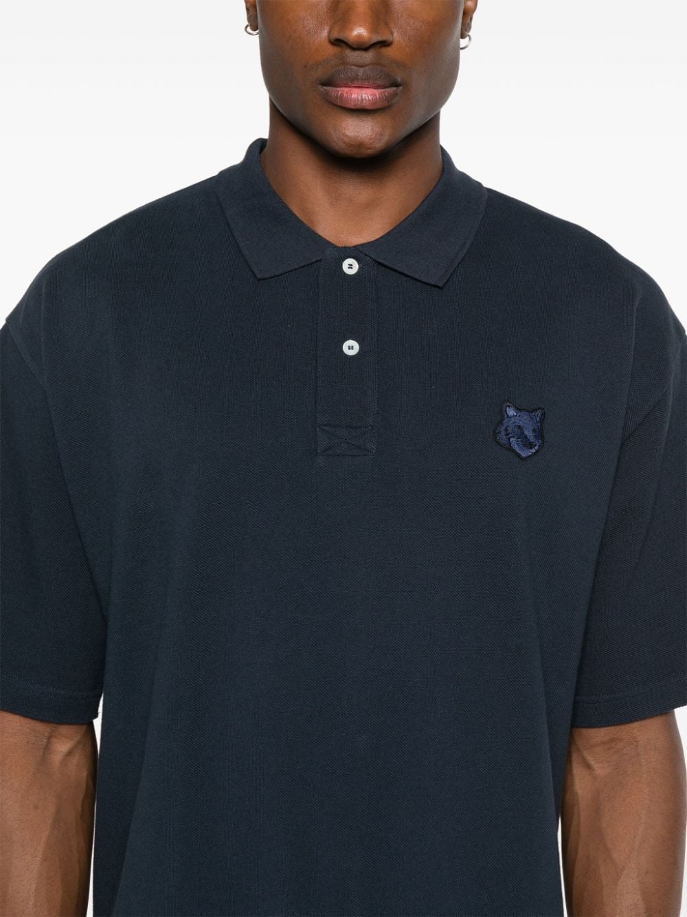  Áo Maison Kitsune Bold Fox Head Patch 'Navy' 