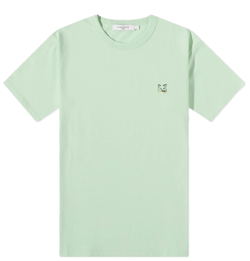  Áo Maison Kitsune Tonal Fox Head Patch 'Green' 