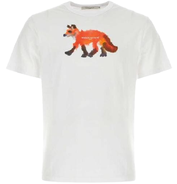  Áo Maison Kitsune Wild Fox Classic Tee 'White' 