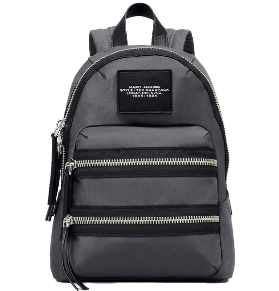  Balo Marc Jacobs Biker Nylon Medium Backpack 'Dark Shadown' 