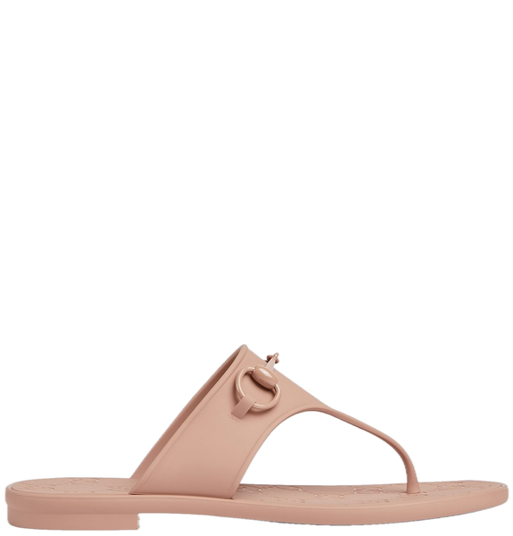  Dép Nữ Gucci Thong Sandal With Horsebit 'Brown' 