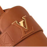  Dép Nữ Louis Vuitton LV Capri Open Back Loafers 'Cognac' 