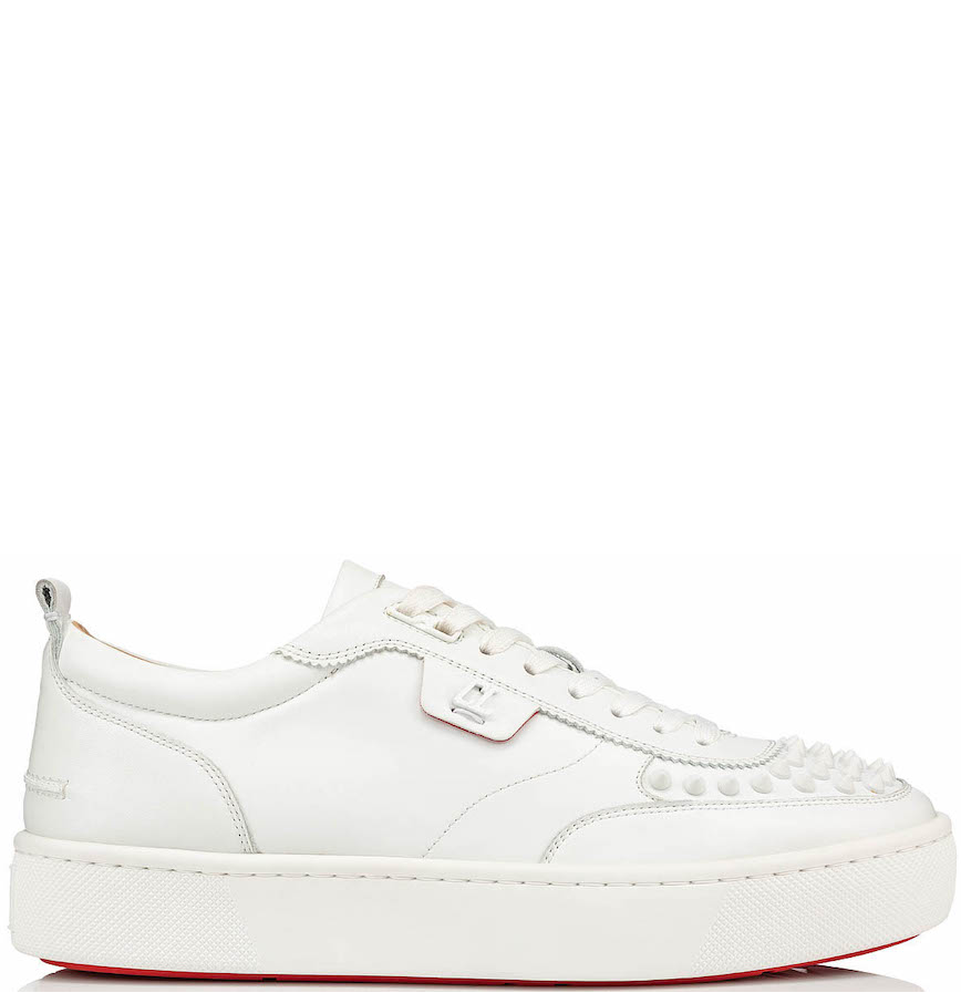  Giày Nam Christian Louboutin Happyrui Spikes 'Bianco' 