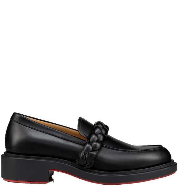  Giày Nam Christian Louboutin Urbino Moc Braid 'Black' 