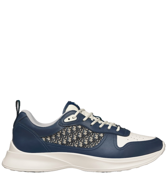  Giày Nam Dior B25 Runner Sneaker 'Navy Blue Cream' 