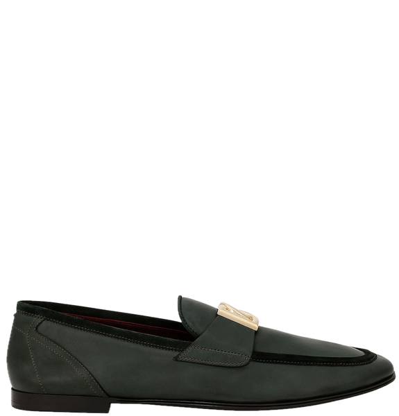  Giày Nam Dolce & Gabbana Loafers With Logo 'Green' 