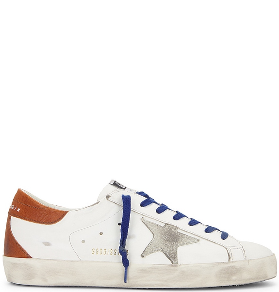 Giày Nam Golden Goose Super Star Suede Star-patch Low-top 'White' 