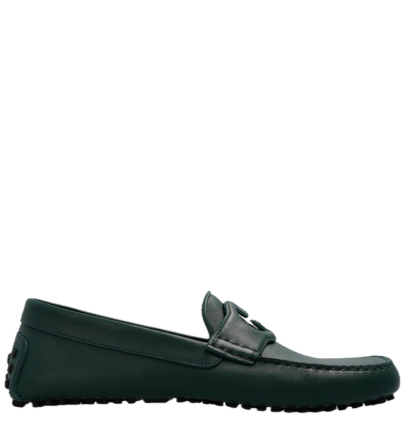  Giày Nam Gucci Interlocking G Moccasins 'Green' 