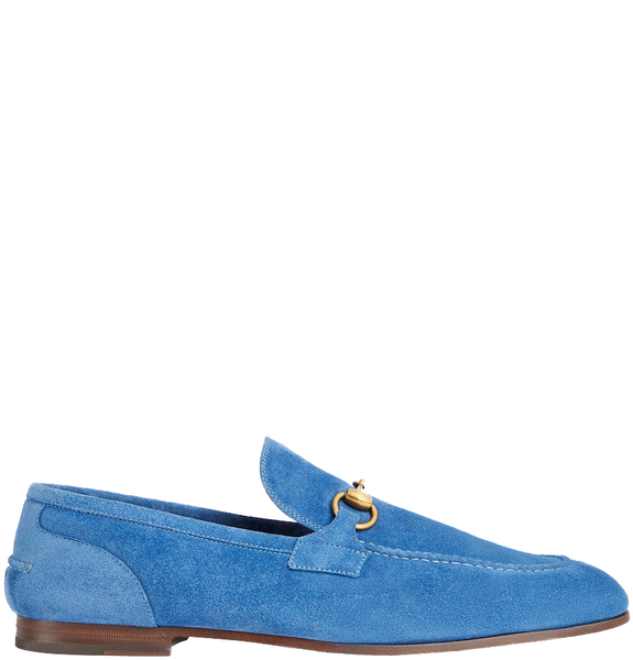  Giày Nam Gucci Jordaan Loafer 'Dark Blue Suede' 