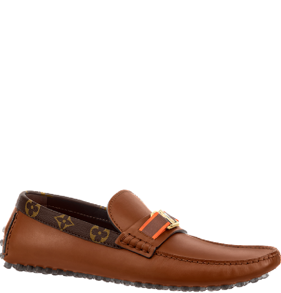  Giày Nam Louis Vuitton Hockenheim Moccasins 'Cognac Brown' 