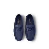  Giày Nam Louis Vuitton Monte Carlo Moccasins 'Navy Blue' 