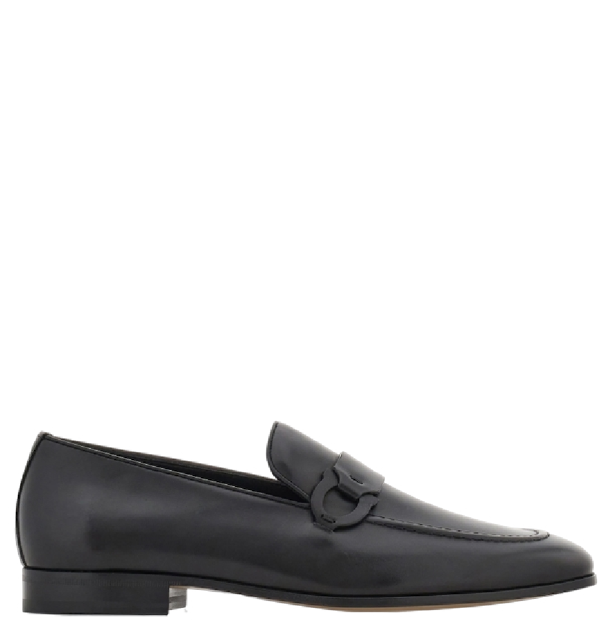  Giày Nam Salvatore Ferragamo Gancini Loafer 'Black' 