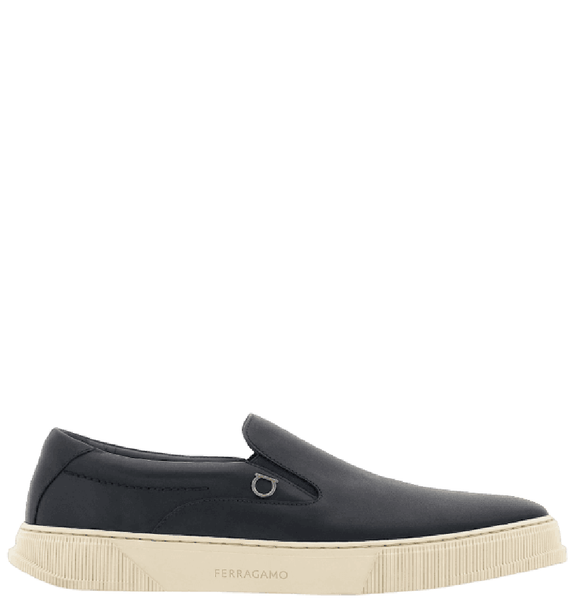  Giày Nam Salvatore Ferragamo Slip-on Sneaker 'Blue' 