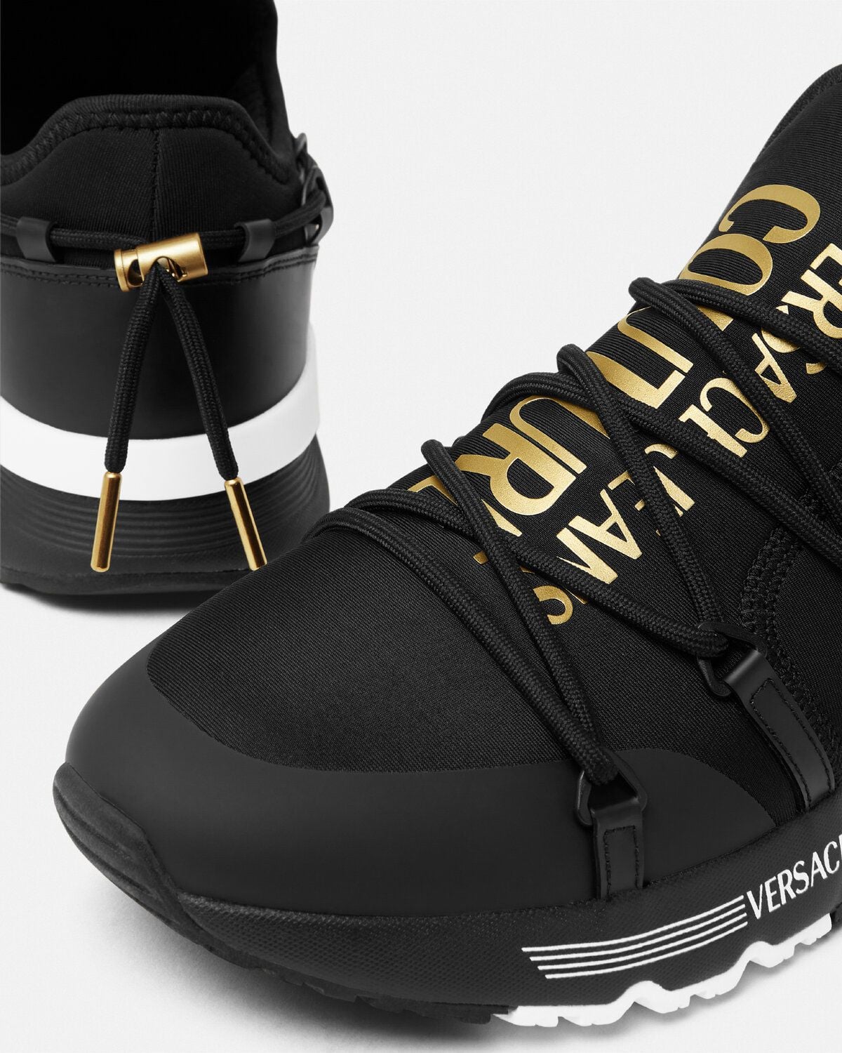  Giày Nam Versace Jeans Couture Dynamic Trainers 'Black' 