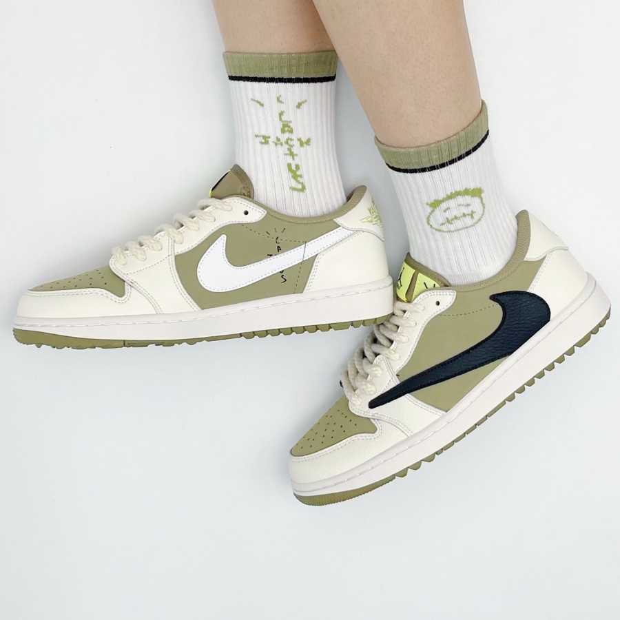 Giày Nike Air Jordan 1 Retro Low Golf 'Travis Scott' FZ3124-200