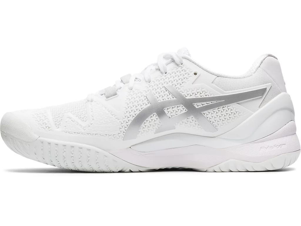  Giày Nữ Asics Gel Resolution 8 'White Pure Silver' 