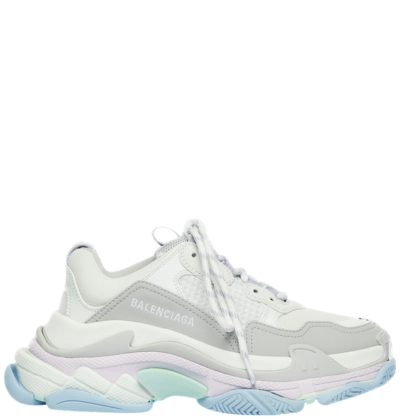  Giày Nữ Balenciaga Triple S Trainers 'White Blue' 