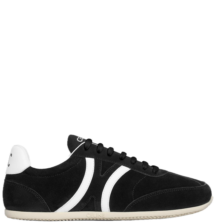  Giày Nữ Celine Jogger Low Lace-up Sneaker 'Black' 