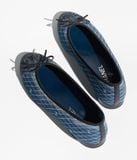  Giày Nữ Chanel Ballet Flats Denim 'Navy Blue' 
