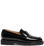  Giày Nữ Chanel Moccasins Shiny Crumpled 'Black' 