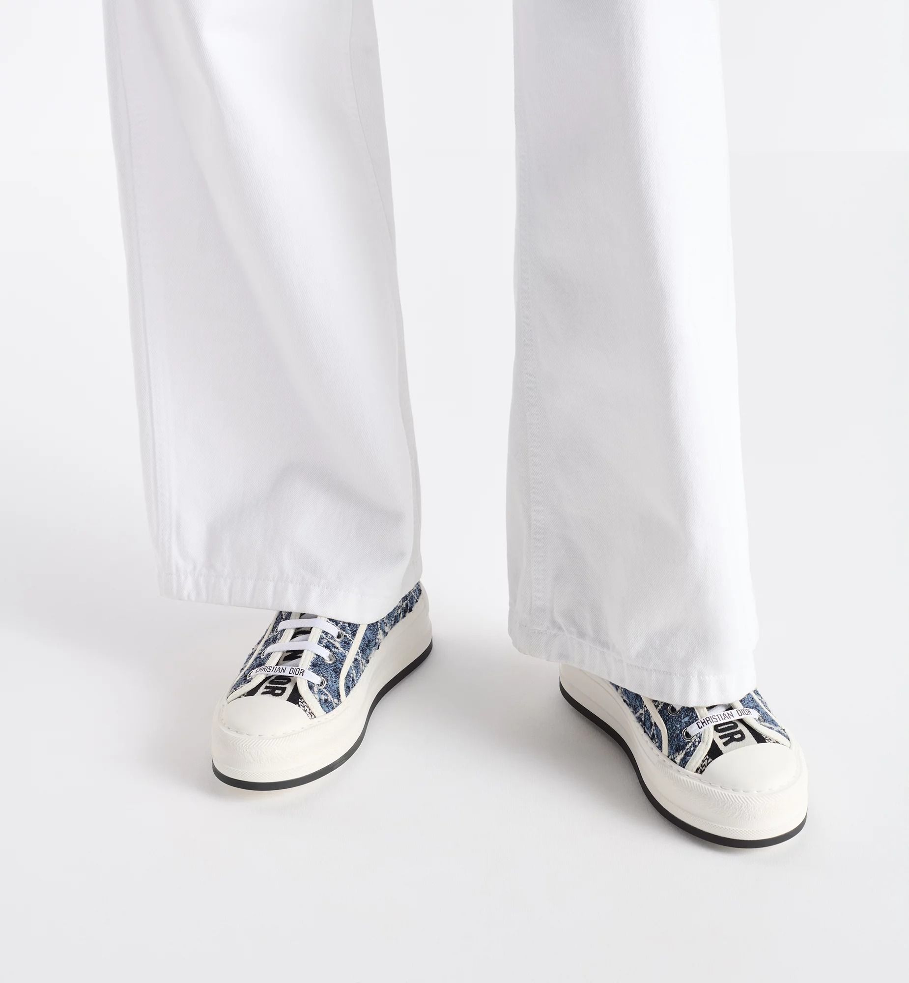  Giày Nữ Dior Walk'n'Dior Platform Sneaker 'Blue' 