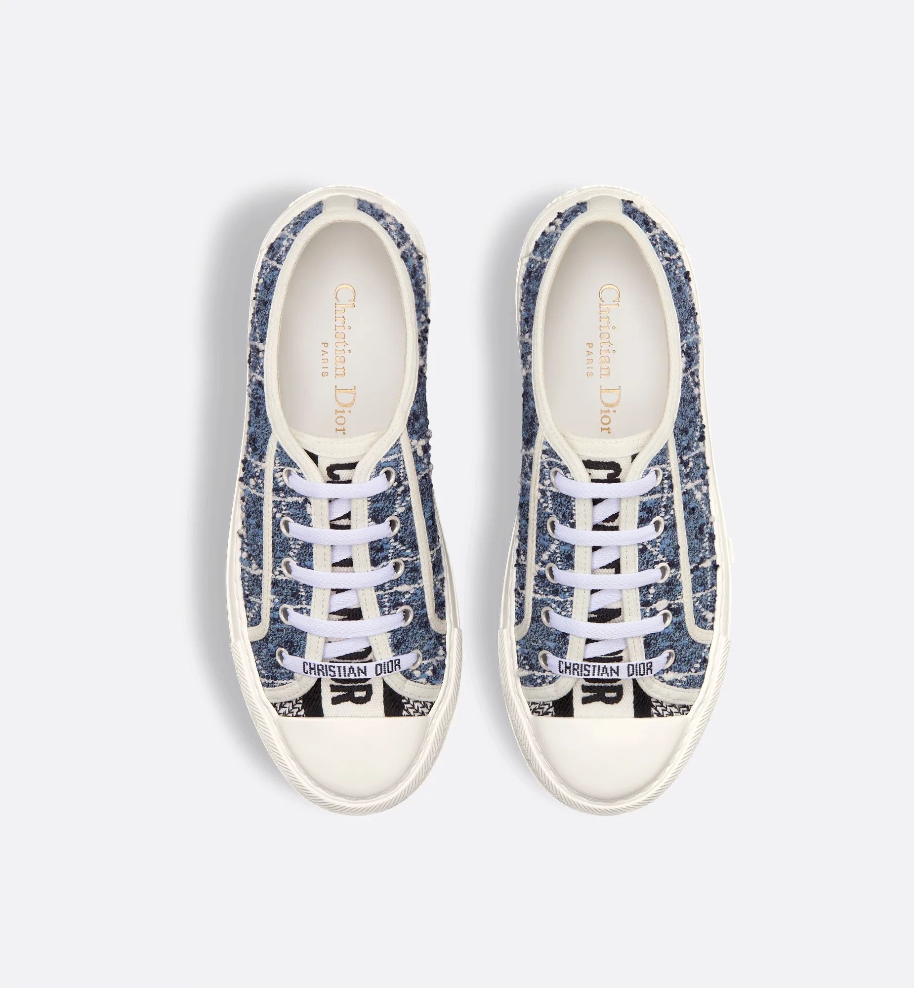  Giày Nữ Dior Walk'n'Dior Platform Sneaker 'Blue' 