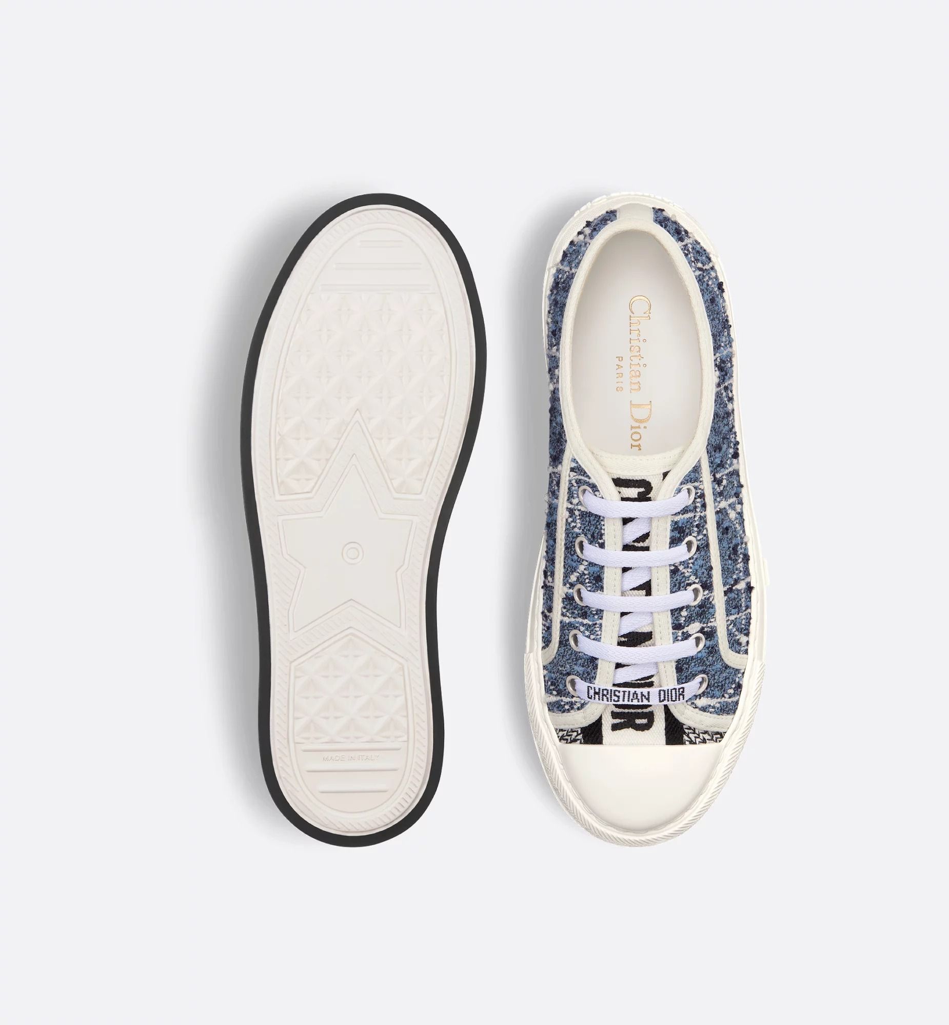  Giày Nữ Dior Walk'n'Dior Platform Sneaker 'Blue' 