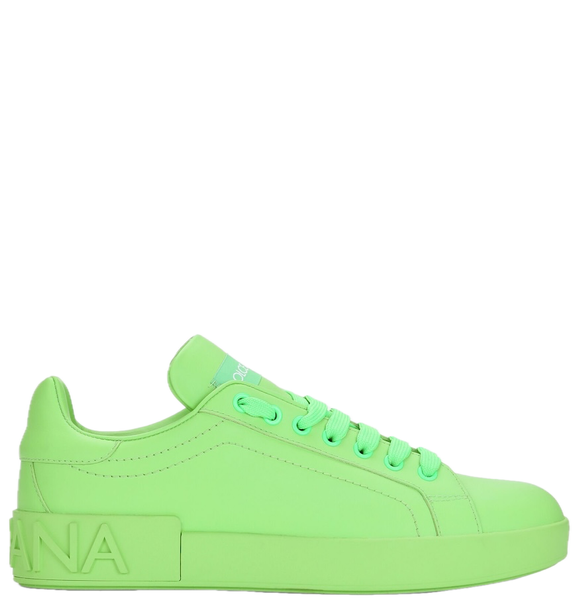  Giày Nữ Dolce & Gabbana Portofino Sneakers 'Green' 