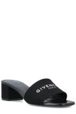  Giày Nữ Givenchy 4G Logo Printed Sandals 'Black' 