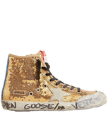  Giày Nữ Golden Goose Francy Penstar 'Gold' 