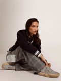  Giày Nữ Golden Goose Space-Star 'Silver' 