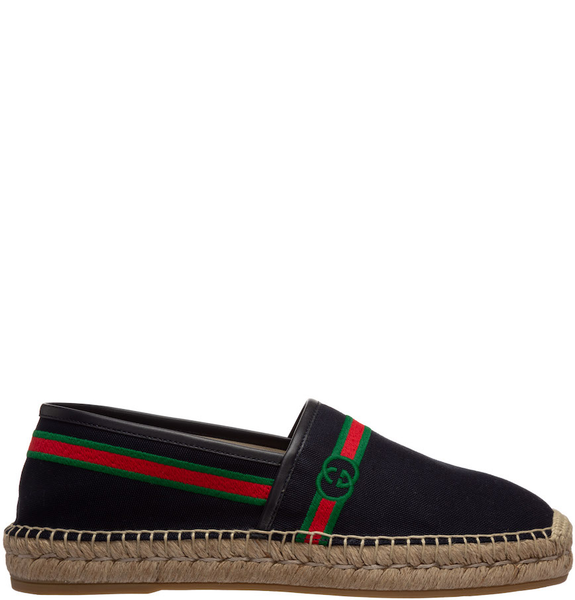  Giày Nữ Gucci Espadrilles Slip On Shoes 'Black' 