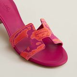  Giày Nữ Hermes Oasis Sandal 'Orange Synthétique' 