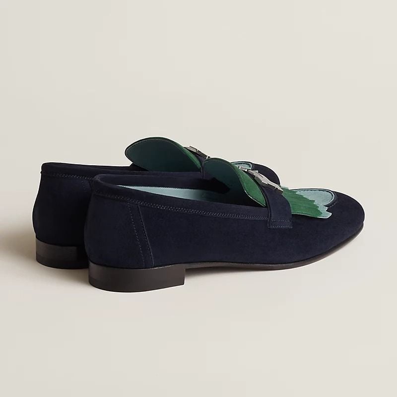  Giày Nữ Hermes Royal Loafer 'Multicolore Marine' 