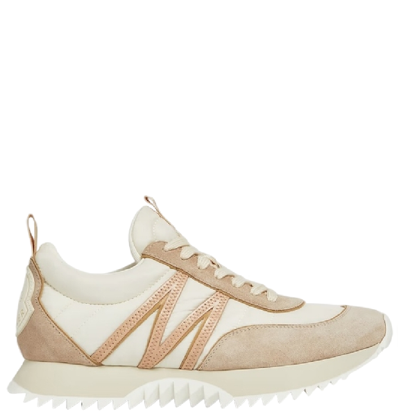  Giày Nữ Moncler Pacey Suede Trainers 'Ivory' 