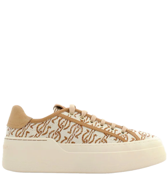  Giày Nữ Salvatore Ferragamo Wedge Sneaker 'Natural' 