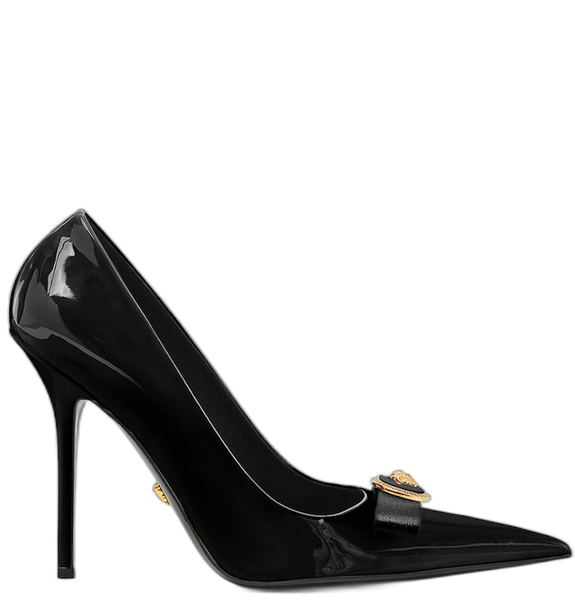  Giày Nữ Versace Gianni Ribbon Pumps 'Black' 