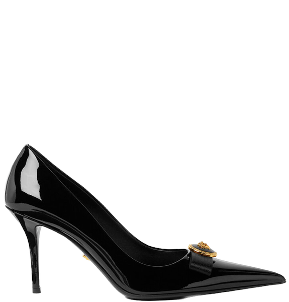  Giày Nữ Versace Gianni Ribbon Pumps 'Black' 