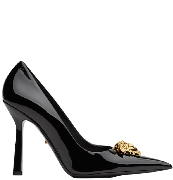  Giày Nữ Versace La Medusa Patent Pumps 'Black' 